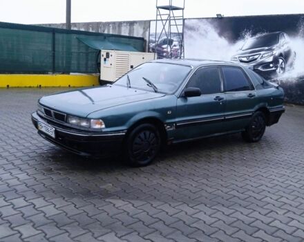 Зеленый Мицубиси Галант, объемом двигателя 1.8 л и пробегом 400 тыс. км за 1000 $, фото 2 на Automoto.ua