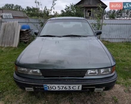 Зеленый Мицубиси Галант, объемом двигателя 1.8 л и пробегом 384 тыс. км за 1274 $, фото 1 на Automoto.ua