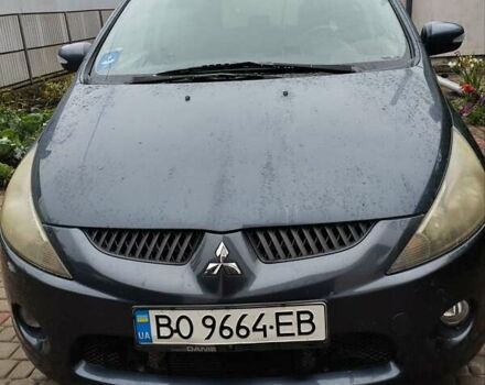 Синий Мицубиси Грандис, объемом двигателя 2 л и пробегом 250 тыс. км за 5500 $, фото 1 на Automoto.ua