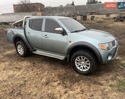 Серый Мицубиси Л 200, объемом двигателя 2.5 л и пробегом 292 тыс. км за 9500 $, фото 1 на Automoto.ua