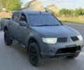 Серый Мицубиси Л 200, объемом двигателя 2.5 л и пробегом 180 тыс. км за 6450 $, фото 1 на Automoto.ua