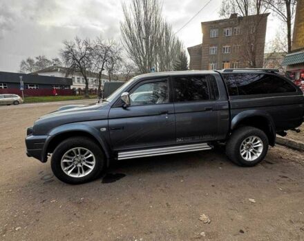 Серый Мицубиси Л 200, объемом двигателя 2.5 л и пробегом 280 тыс. км за 5300 $, фото 1 на Automoto.ua