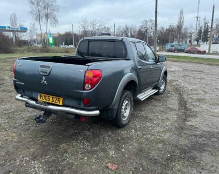 Синий Мицубиси Л 200, объемом двигателя 2.5 л и пробегом 212 тыс. км за 7000 $, фото 3 на Automoto.ua