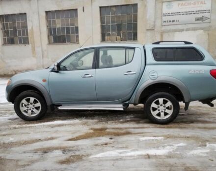 Синий Мицубиси Л 200, объемом двигателя 2.5 л и пробегом 260 тыс. км за 3800 $, фото 4 на Automoto.ua