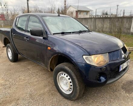 Синий Мицубиси Л 200, объемом двигателя 2.5 л и пробегом 291 тыс. км за 8200 $, фото 1 на Automoto.ua