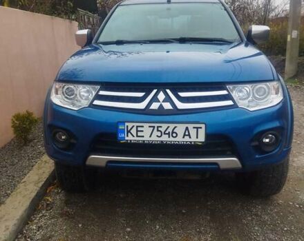 Синій Міцубісі Л 200, об'ємом двигуна 2.48 л та пробігом 322 тис. км за 10500 $, фото 1 на Automoto.ua