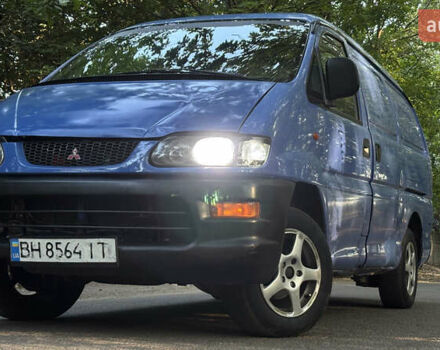 Синий Мицубиси Л 400, объемом двигателя 2.48 л и пробегом 347 тыс. км за 3800 $, фото 1 на Automoto.ua