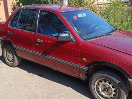 Червоний Міцубісі Lancer, об'ємом двигуна 1.5 л та пробігом 400 тис. км за 850 $, фото 1 на Automoto.ua