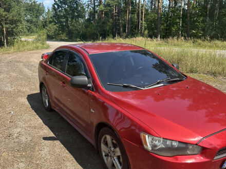 Мицубиси Лансер 2008 в Макарове на Automoto.ua Красный Мицубиси Лансер, объемом двигателя 2 л и пробегом 230 тыс. км за 5800 $, фото 1 на Automoto.ua