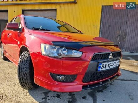 Мицубиси Лансер 2008 в Шепетовке на Automoto.ua Красный Мицубиси Лансер, объемом двигателя 2 л и пробегом 151 тыс. км за 6700 $, фото 1 на Automoto.ua