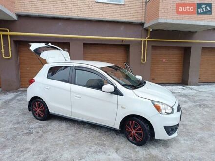 Белый Мицубиси Мираж, объемом двигателя 1.2 л и пробегом 38 тыс. км за 8500 $, фото 1 на Automoto.ua