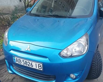 Синий Мицубиси Мираж, объемом двигателя 1.2 л и пробегом 120 тыс. км за 5300 $, фото 1 на Automoto.ua