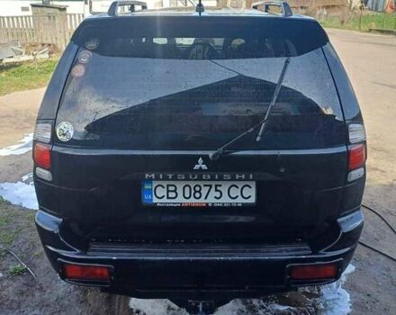 Черный Мицубиси Монтеро, объемом двигателя 3 л и пробегом 100 тыс. км за 11000 $, фото 1 на Automoto.ua