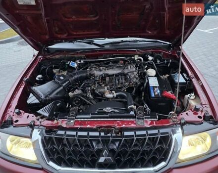 Красный Мицубиси Монтеро, объемом двигателя 3 л и пробегом 155 тыс. км за 5333 $, фото 23 на Automoto.ua
