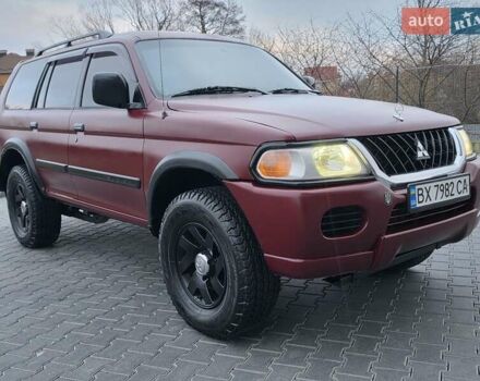 Красный Мицубиси Монтеро, объемом двигателя 3 л и пробегом 155 тыс. км за 5333 $, фото 13 на Automoto.ua