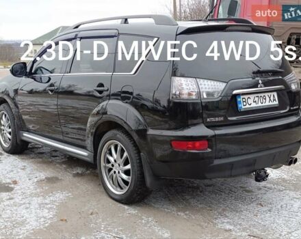 Чорний Міцубісі Аутлендер ХЛ, об'ємом двигуна 2.3 л та пробігом 260 тис. км за 10800 $, фото 1 на Automoto.ua