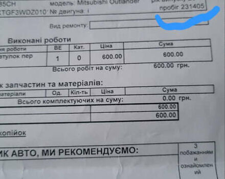 Білий Міцубісі Аутлендер, об'ємом двигуна 2.4 л та пробігом 240 тис. км за 12000 $, фото 24 на Automoto.ua