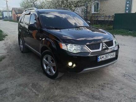 Чорний Міцубісі Аутлендер, об'ємом двигуна 3 л та пробігом 200 тис. км за 7999 $, фото 1 на Automoto.ua