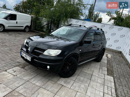 Міцубісі Аутлендер 2007 у Дніпро (Дніпропетровську) на Automoto.ua Чорний Міцубісі Аутлендер, об'ємом двигуна 2.4 л та пробігом 231 тис. км за 6200 $, фото 1 на Automoto.ua