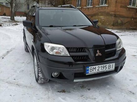 Міцубісі Аутлендер 2008 у Ромнах на Automoto.ua Чорний Міцубісі Аутлендер, об'ємом двигуна 2 л та пробігом 190 тис. км за 8500 $, фото 1 на Automoto.ua