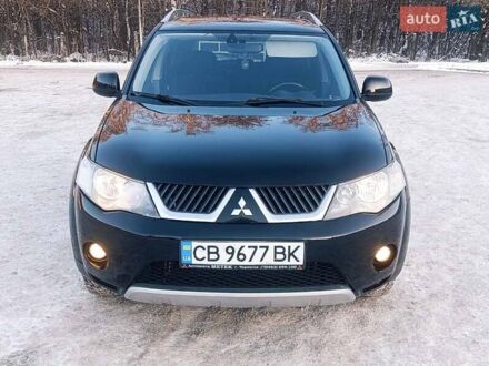 Чорний Міцубісі Аутлендер, об'ємом двигуна 2.4 л та пробігом 188 тис. км за 8700 $, фото 1 на Automoto.ua