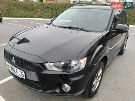 Чорний Міцубісі Аутлендер, об'ємом двигуна 2 л та пробігом 226 тис. км за 10750 $, фото 1 на Automoto.ua