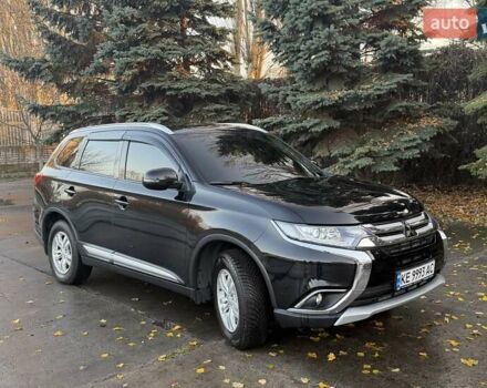 Чорний Міцубісі Аутлендер, об'ємом двигуна 2 л та пробігом 81 тис. км за 18950 $, фото 1 на Automoto.ua