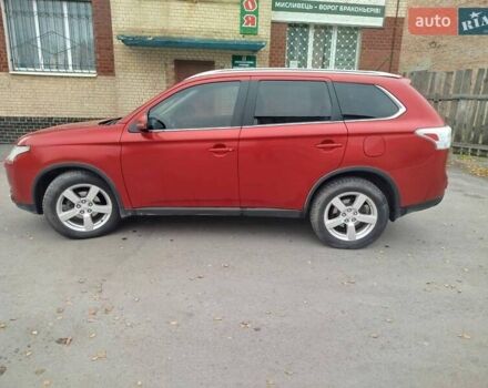 Красный Мицубиси Аутлендер, объемом двигателя 3 л и пробегом 230 тыс. км за 14200 $, фото 3 на Automoto.ua