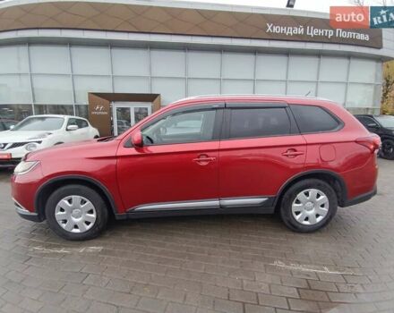 Красный Мицубиси Аутлендер, объемом двигателя 2.36 л и пробегом 172 тыс. км за 12300 $, фото 3 на Automoto.ua