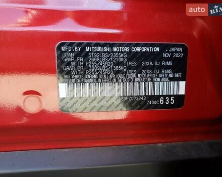 Червоний Міцубісі Аутлендер, об'ємом двигуна 2.49 л та пробігом 38 тис. км за 7100 $, фото 12 на Automoto.ua