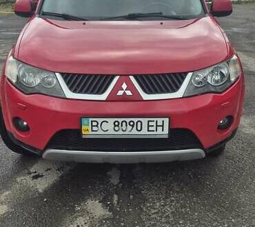 Червоний Міцубісі Аутлендер, об'ємом двигуна 3 л та пробігом 351 тис. км за 8000 $, фото 1 на Automoto.ua
