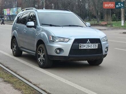 Сірий Міцубісі Аутлендер, об'ємом двигуна 2 л та пробігом 205 тис. км за 9600 $, фото 1 на Automoto.ua