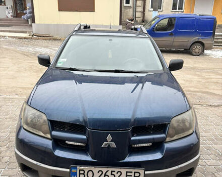 Синій Міцубісі Аутлендер, об'ємом двигуна 2 л та пробігом 340 тис. км за 5000 $, фото 1 на Automoto.ua