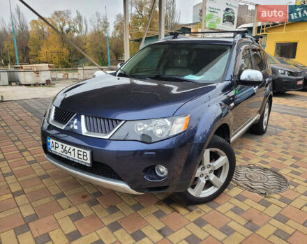Синий Мицубиси Аутлендер, объемом двигателя 3 л и пробегом 270 тыс. км за 7900 $, фото 1 на Automoto.ua