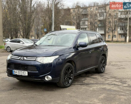 Синій Міцубісі Аутлендер, об'ємом двигуна 2.4 л та пробігом 212 тис. км за 10000 $, фото 1 на Automoto.ua