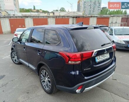 Синий Мицубиси Аутлендер, объемом двигателя 2.4 л и пробегом 134 тыс. км за 15200 $, фото 2 на Automoto.ua