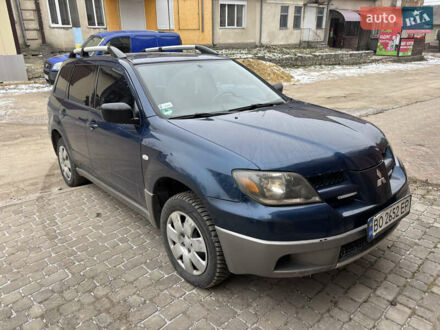 Міцубісі Аутлендер 2003 у Борщеве на Automoto.ua Синій Міцубісі Аутлендер, об'ємом двигуна 2 л та пробігом 340 тис. км за 5000 $, фото 1 на Automoto.ua