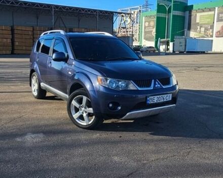 Синий Мицубиси Аутлендер, объемом двигателя 3 л и пробегом 298 тыс. км за 10500 $, фото 1 на Automoto.ua