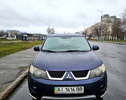 Синий Мицубиси Аутлендер, объемом двигателя 2.4 л и пробегом 282 тыс. км за 9200 $, фото 1 на Automoto.ua