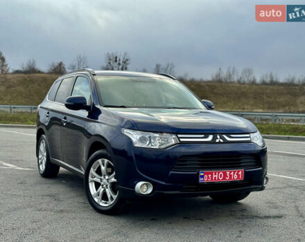 Синій Міцубісі Аутлендер, об'ємом двигуна 2 л та пробігом 218 тис. км за 12550 $, фото 1 на Automoto.ua