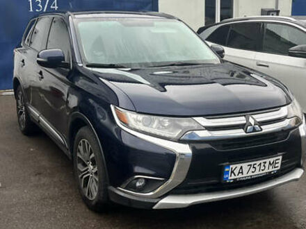 Синий Мицубиси Аутлендер, объемом двигателя 2.36 л и пробегом 203 тыс. км за 14200 $, фото 1 на Automoto.ua