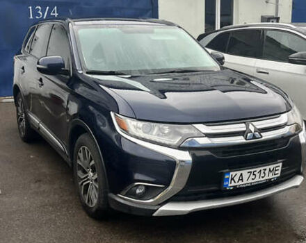 Синий Мицубиси Аутлендер, объемом двигателя 2.36 л и пробегом 203 тыс. км за 14200 $, фото 1 на Automoto.ua