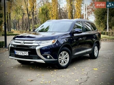 Синий Мицубиси Аутлендер, объемом двигателя 3 л и пробегом 123 тыс. км за 15900 $, фото 1 на Automoto.ua