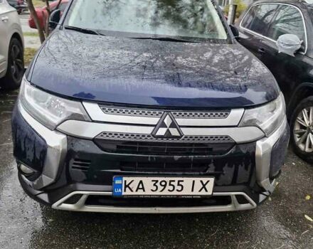 Синий Мицубиси Аутлендер, объемом двигателя 2 л и пробегом 73 тыс. км за 28500 $, фото 1 на Automoto.ua