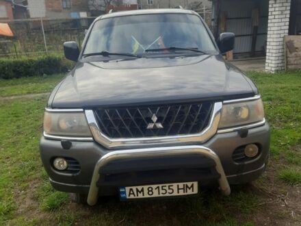 Черный Мицубиси Паджеро Спорт, объемом двигателя 3 л и пробегом 230 тыс. км за 8000 $, фото 1 на Automoto.ua