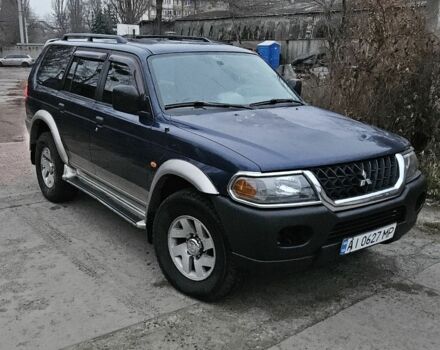 Синій Міцубісі Паджеро Спорт, об'ємом двигуна 3 л та пробігом 251 тис. км за 5200 $, фото 1 на Automoto.ua