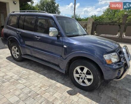 Синий Мицубиси Паджеро Вагон, объемом двигателя 3.5 л и пробегом 298 тыс. км за 7250 $, фото 1 на Automoto.ua