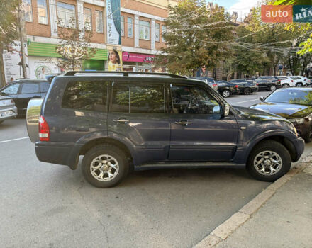 Синий Мицубиси Паджеро Вагон, объемом двигателя 3 л и пробегом 223 тыс. км за 9500 $, фото 1 на Automoto.ua