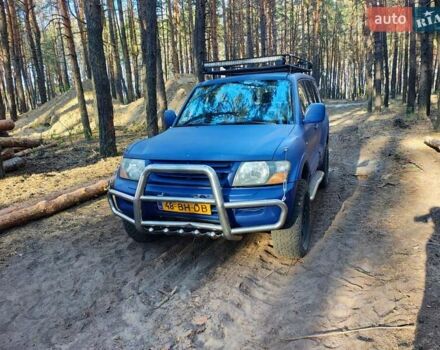 Синій Міцубісі Паджеро Вагон, об'ємом двигуна 3.2 л та пробігом 200 тис. км за 4500 $, фото 1 на Automoto.ua