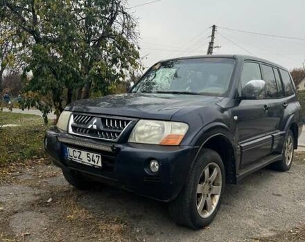Синий Мицубиси Паджеро Вагон, объемом двигателя 3.2 л и пробегом 400 тыс. км за 5800 $, фото 1 на Automoto.ua